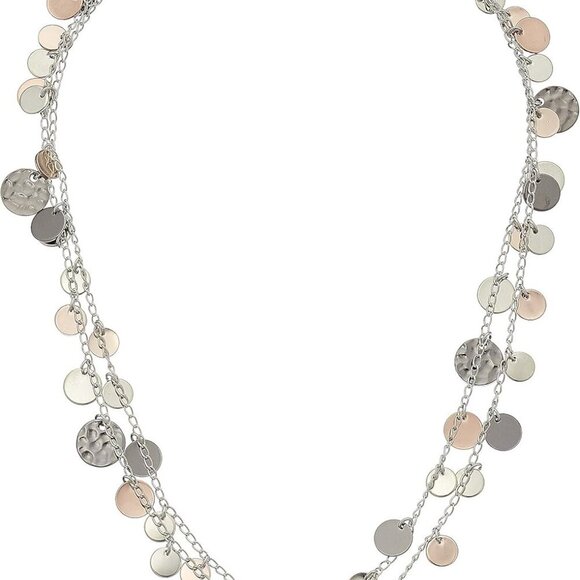 Other - Classics" Tri Tone Strand Necklace, 42"